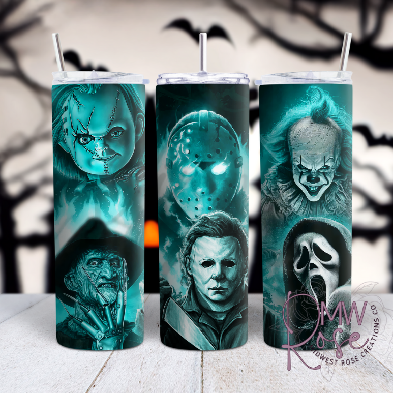 GLOW in the DARK Creepy 20oz Tumbler