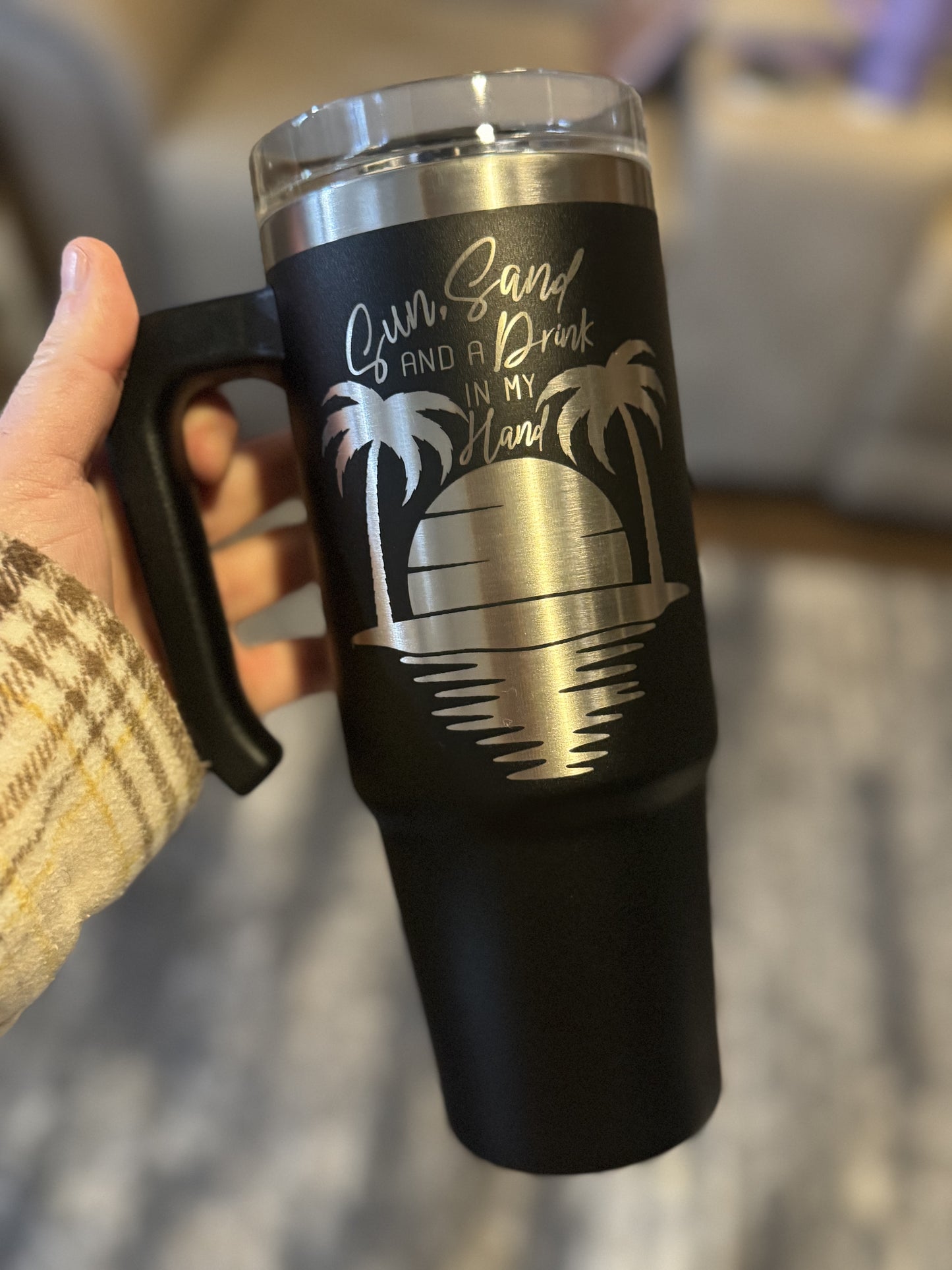 Sun, Sand and a Drink in My Hand Tumbler