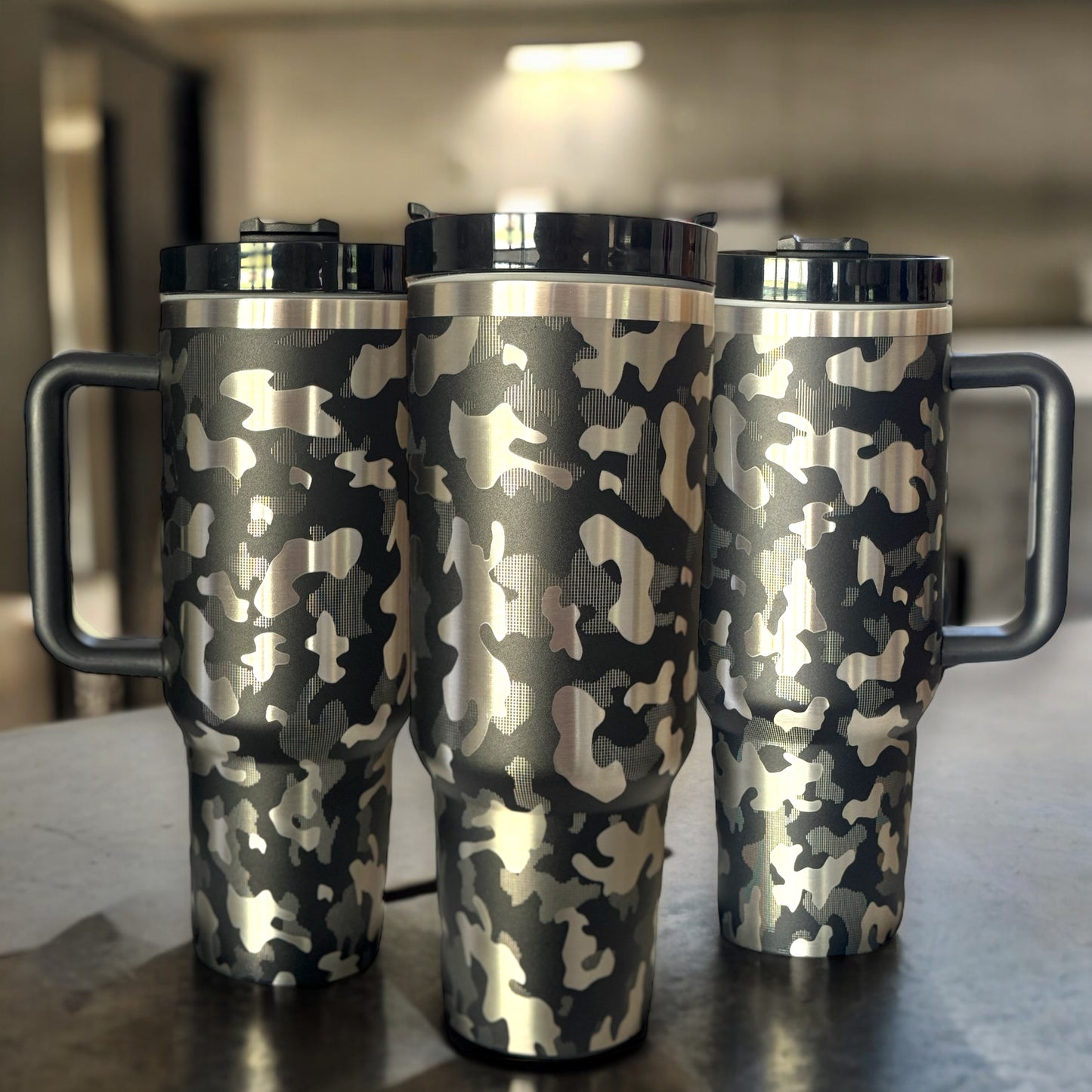 40oz Engraved Camo 40oz Tumbler