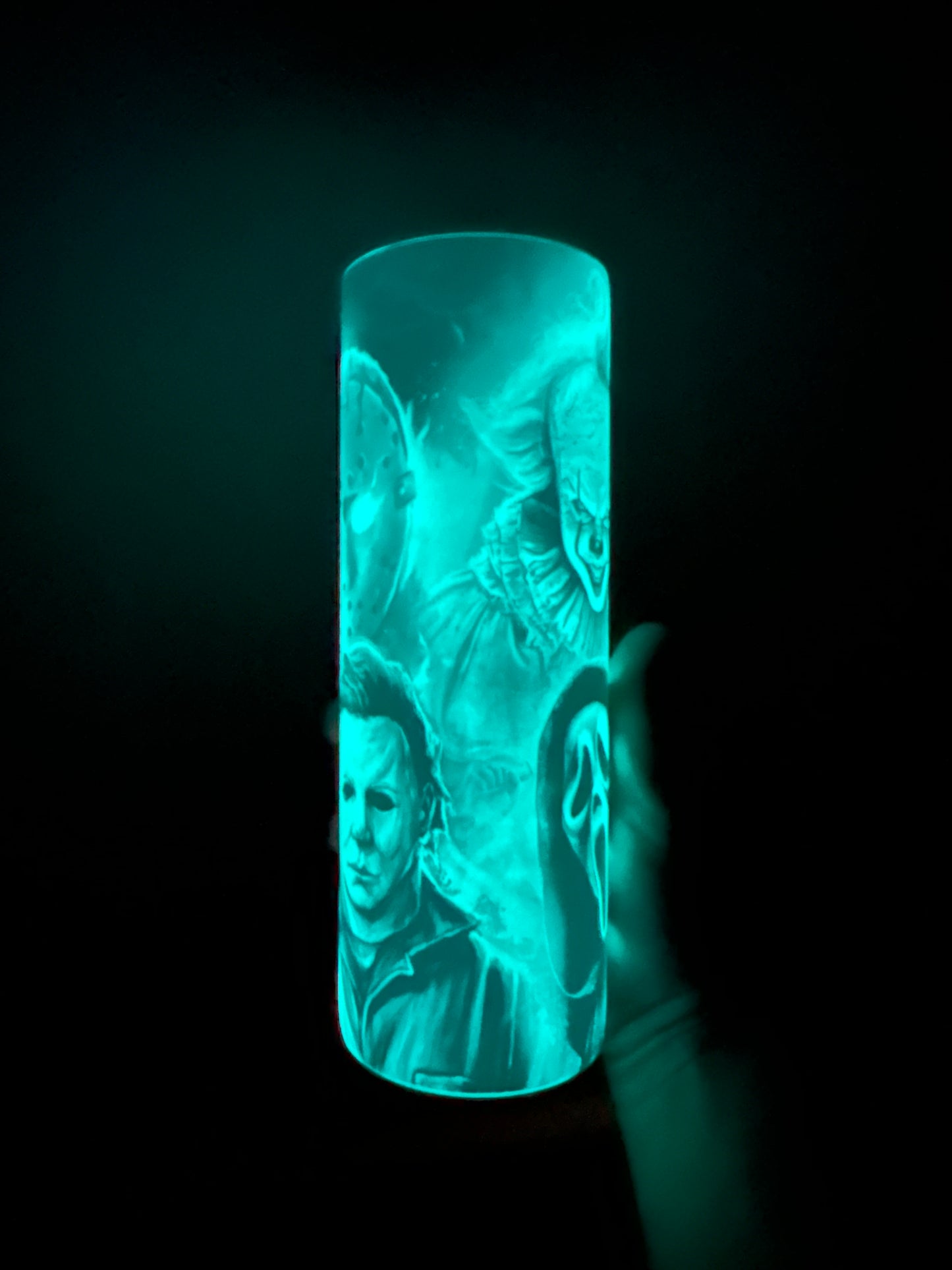 GLOW in the DARK Creepy 20oz Tumbler