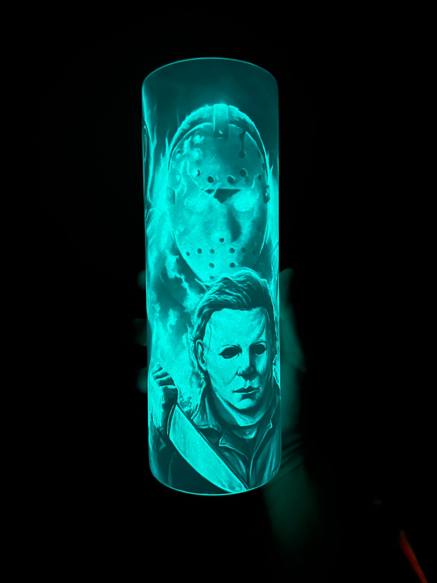 GLOW in the DARK Creepy 20oz Tumbler