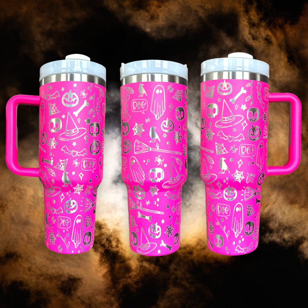 Halloween Doodles 40oz Quencher Tumbler