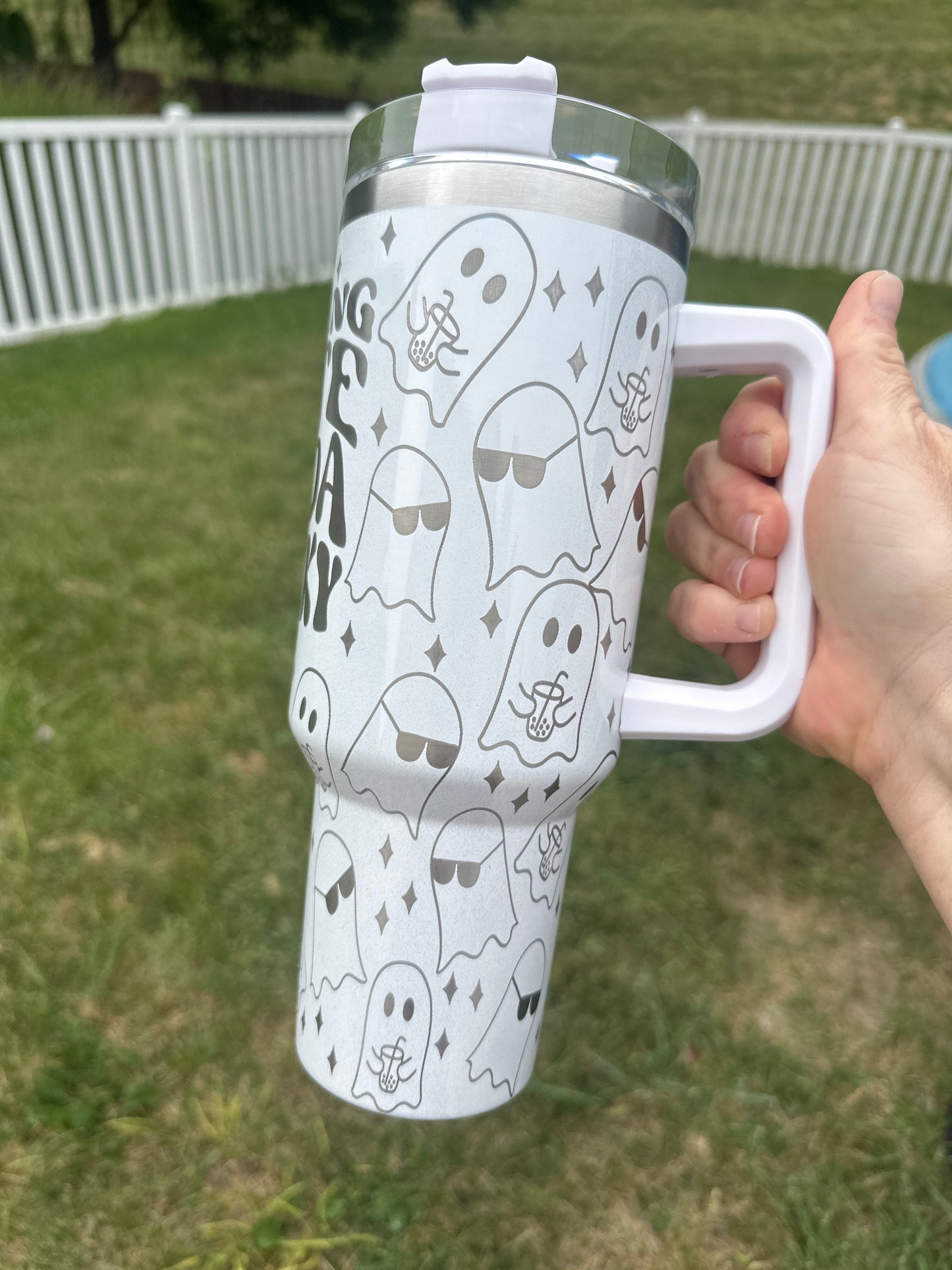Kinda Cute Kinda Spooky 40oz Quencher Tumbler