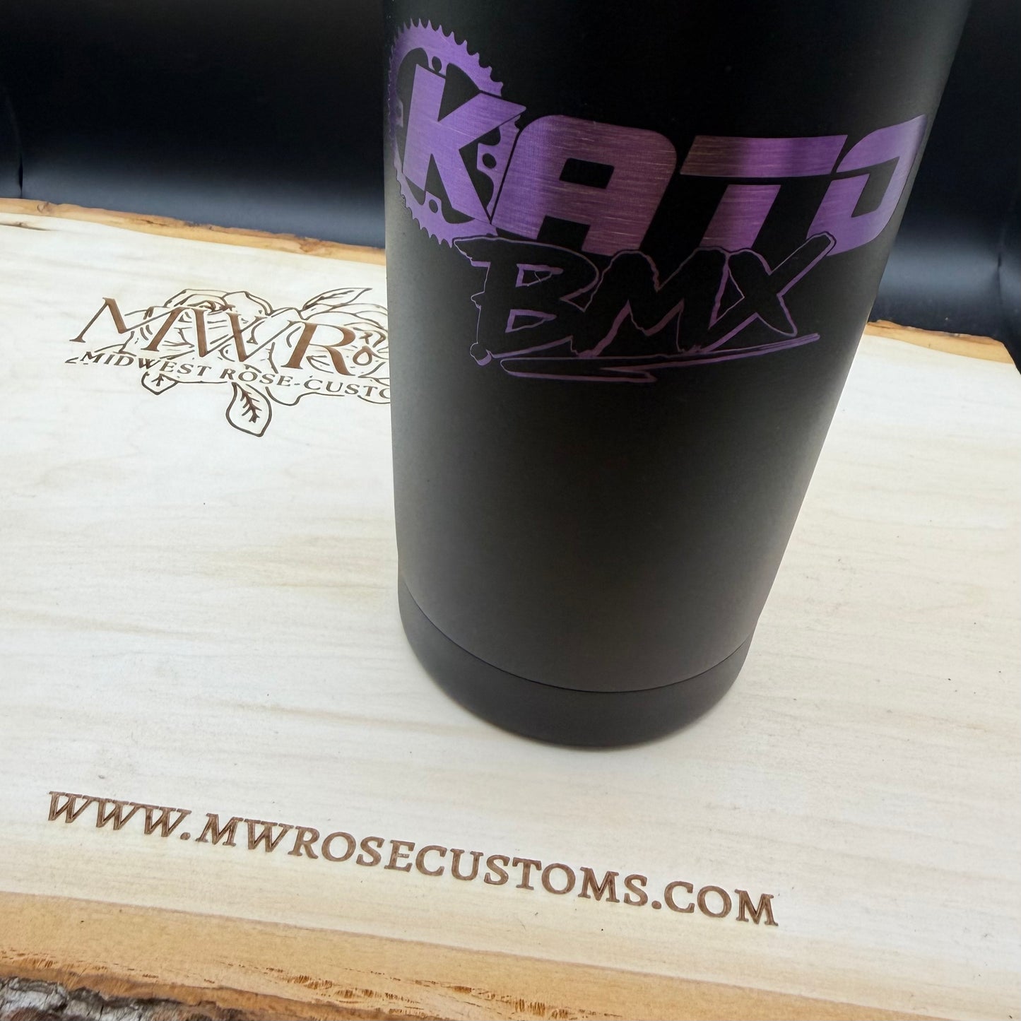 20OZ TRAVEL TUMBLER WITH KATO BMX LOGO