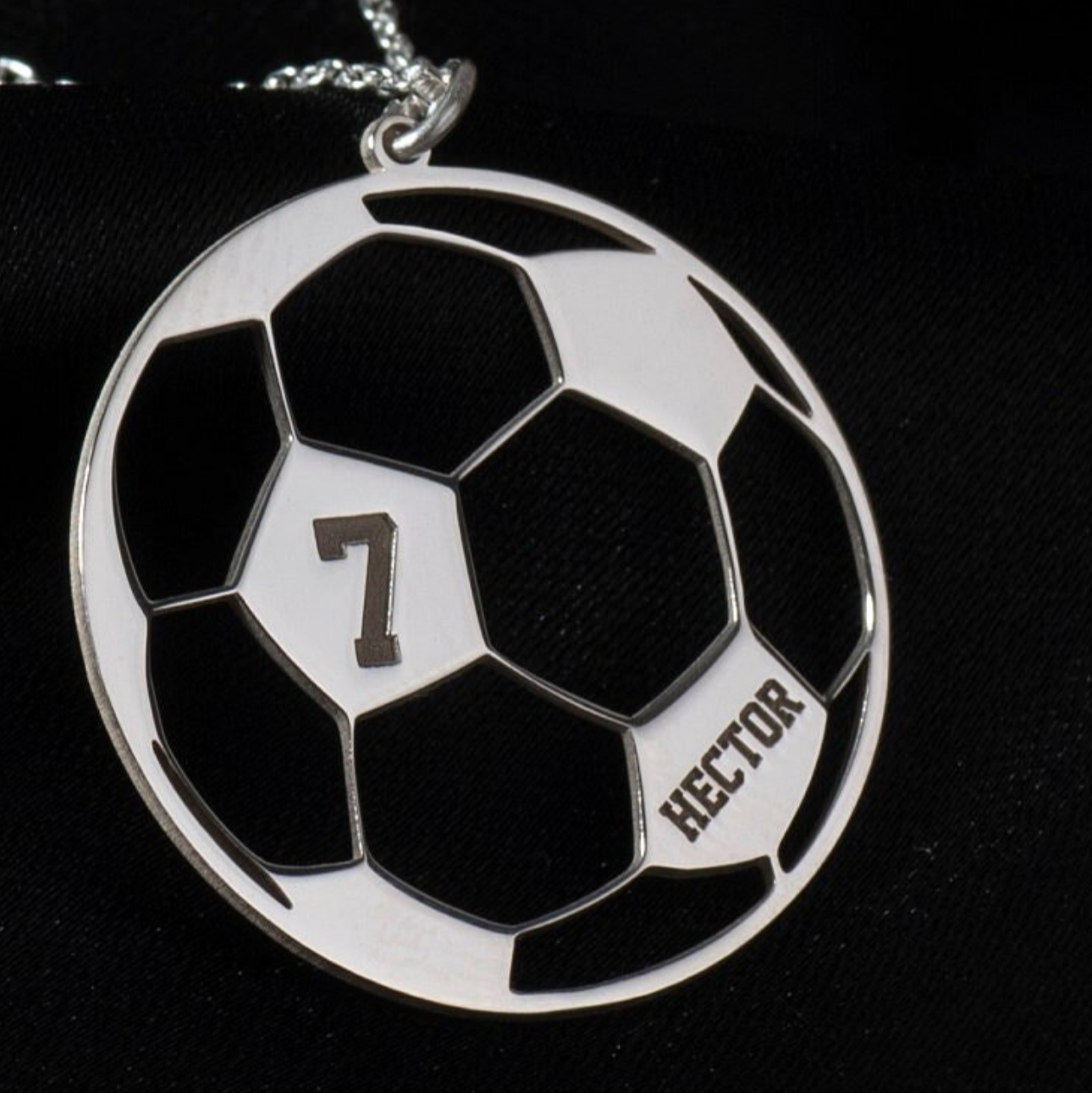 Soccer Necklace - Custom Engraving Included!