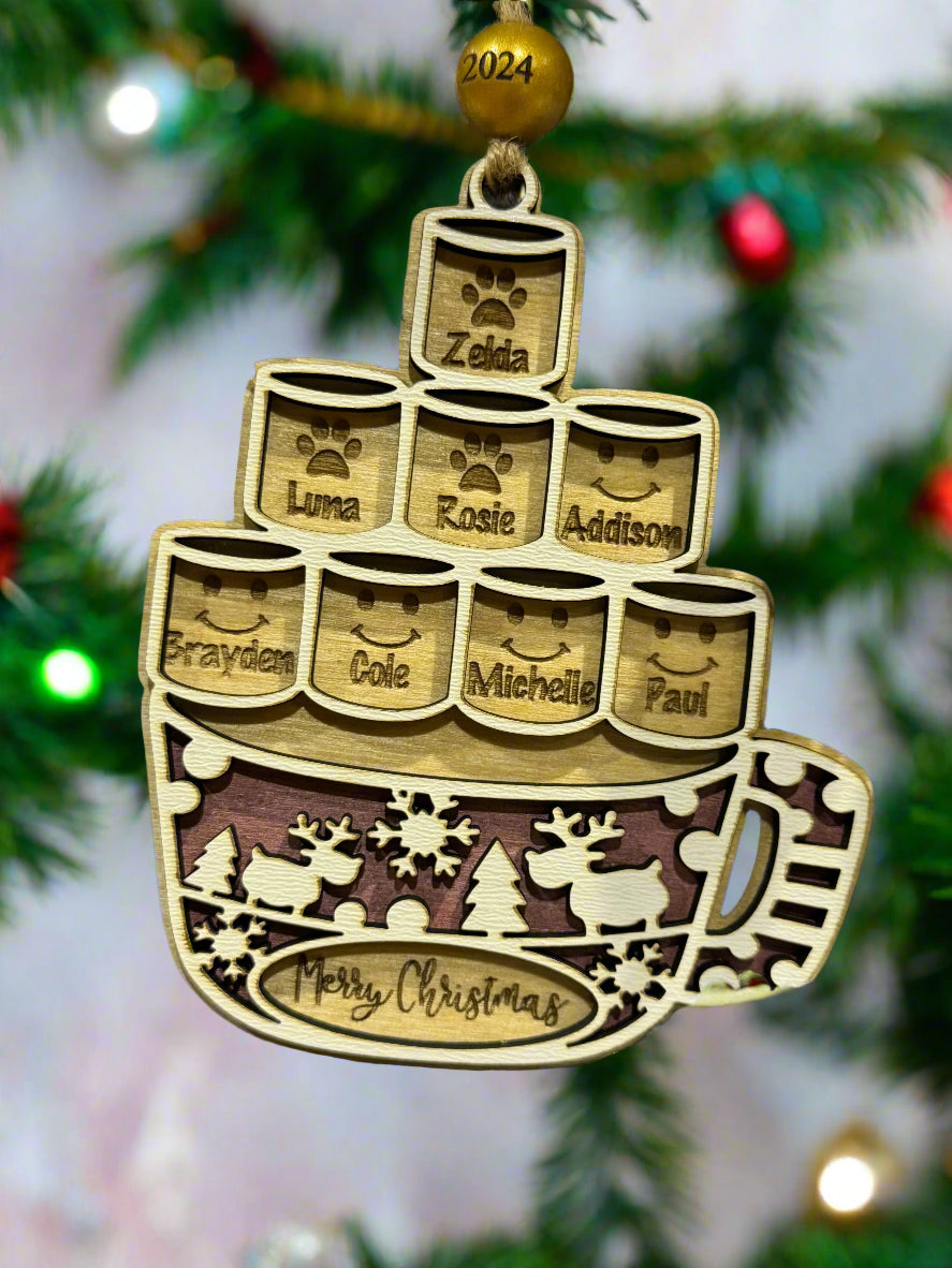 COCOA FAMILY ORNAMENT