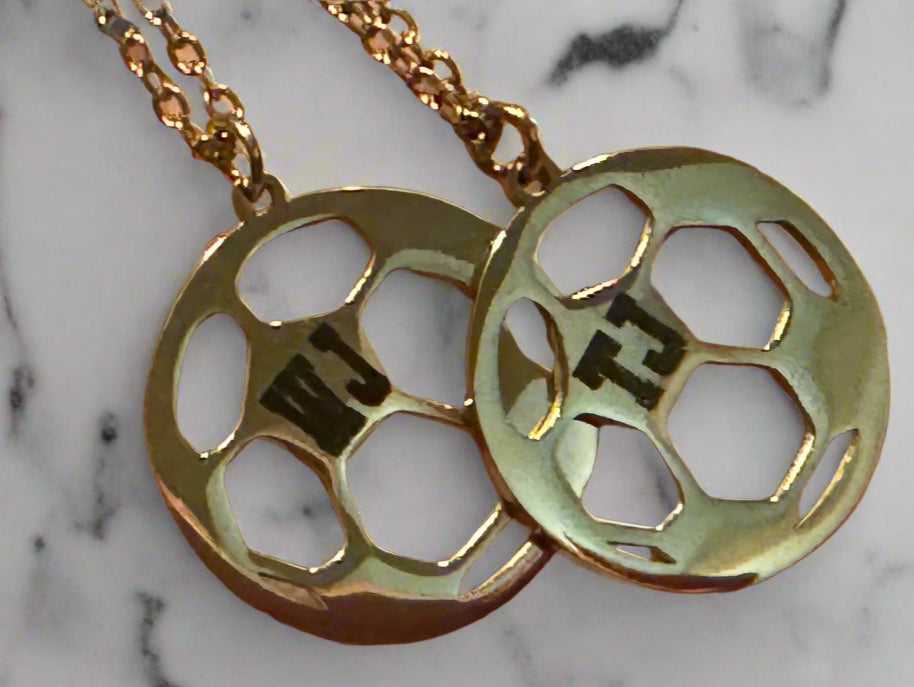 Soccer Necklace - Custom Engraving Included!