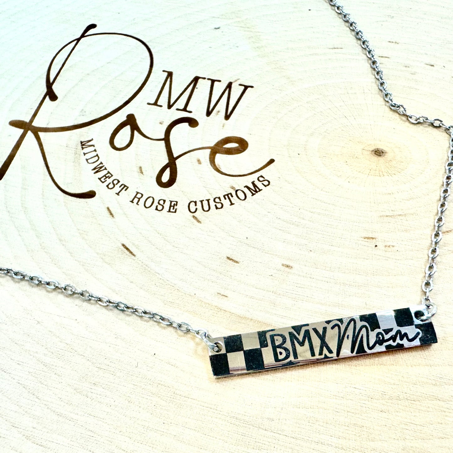 BMX Mom or Custom Racing Necklace