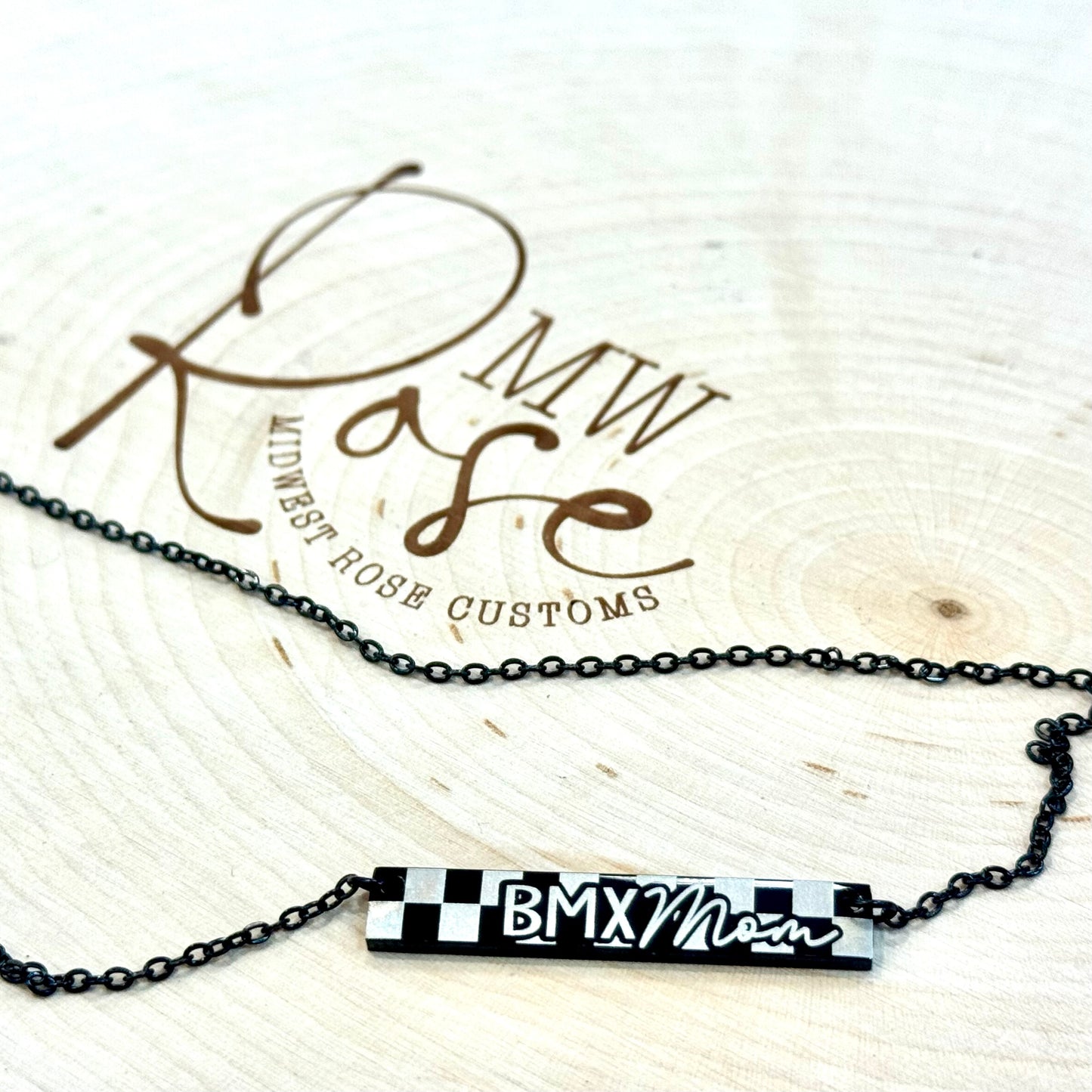 BMX Mom or Custom Racing Necklace