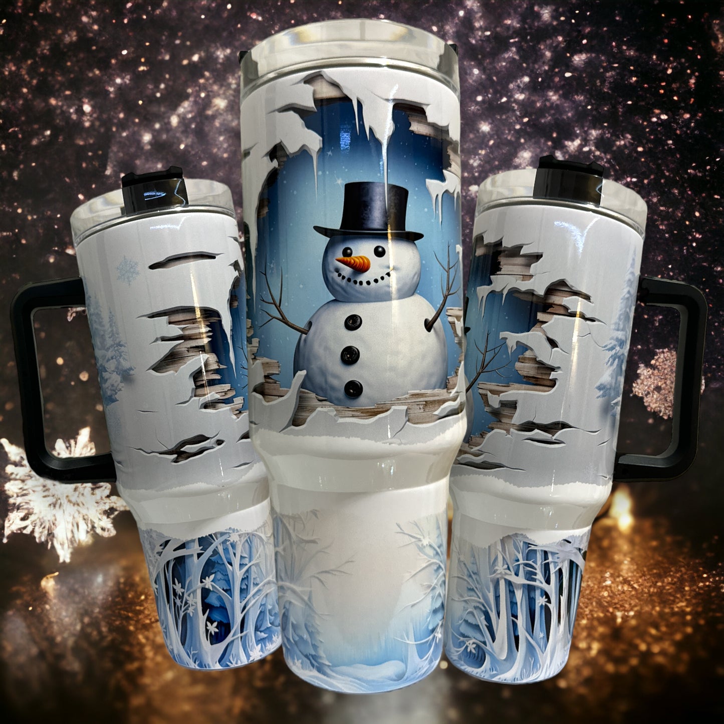 Snowman 40oz Tumblers
