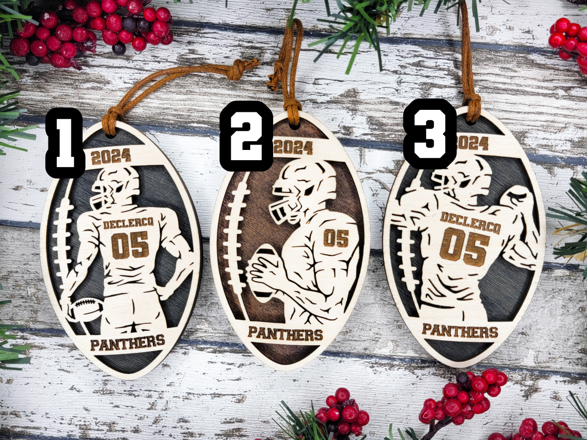 FOOTBALL ORNAMENT