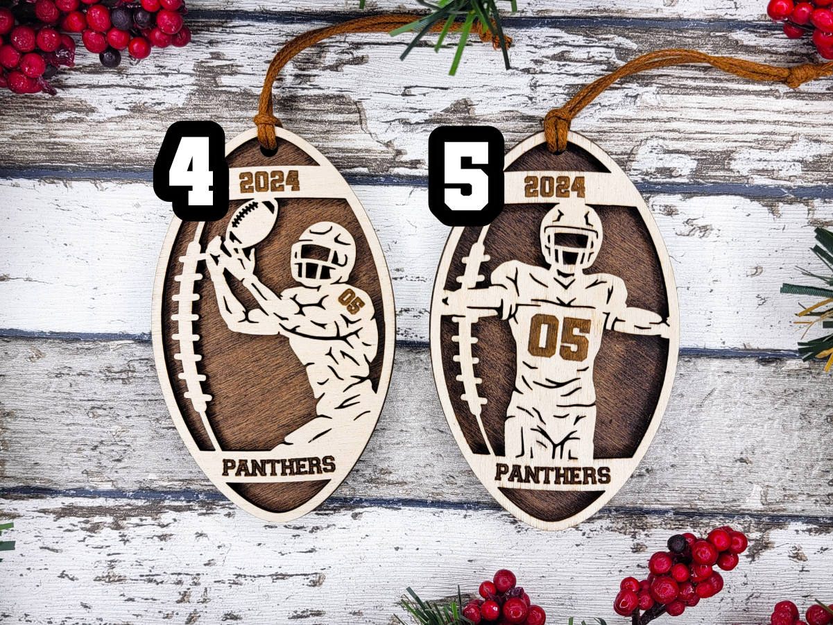 FOOTBALL ORNAMENT