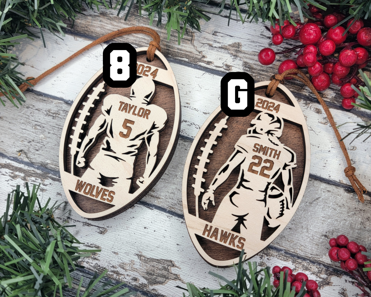 FOOTBALL ORNAMENT