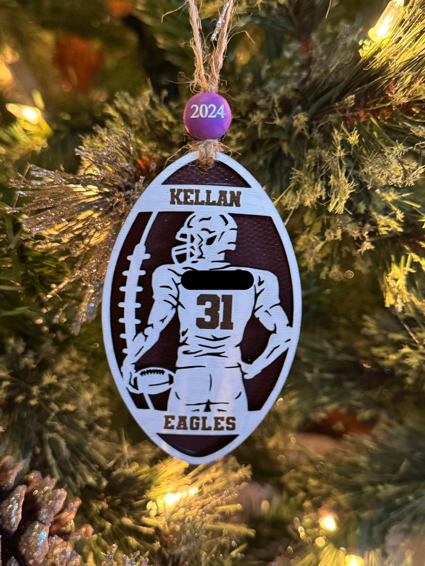 FOOTBALL ORNAMENT