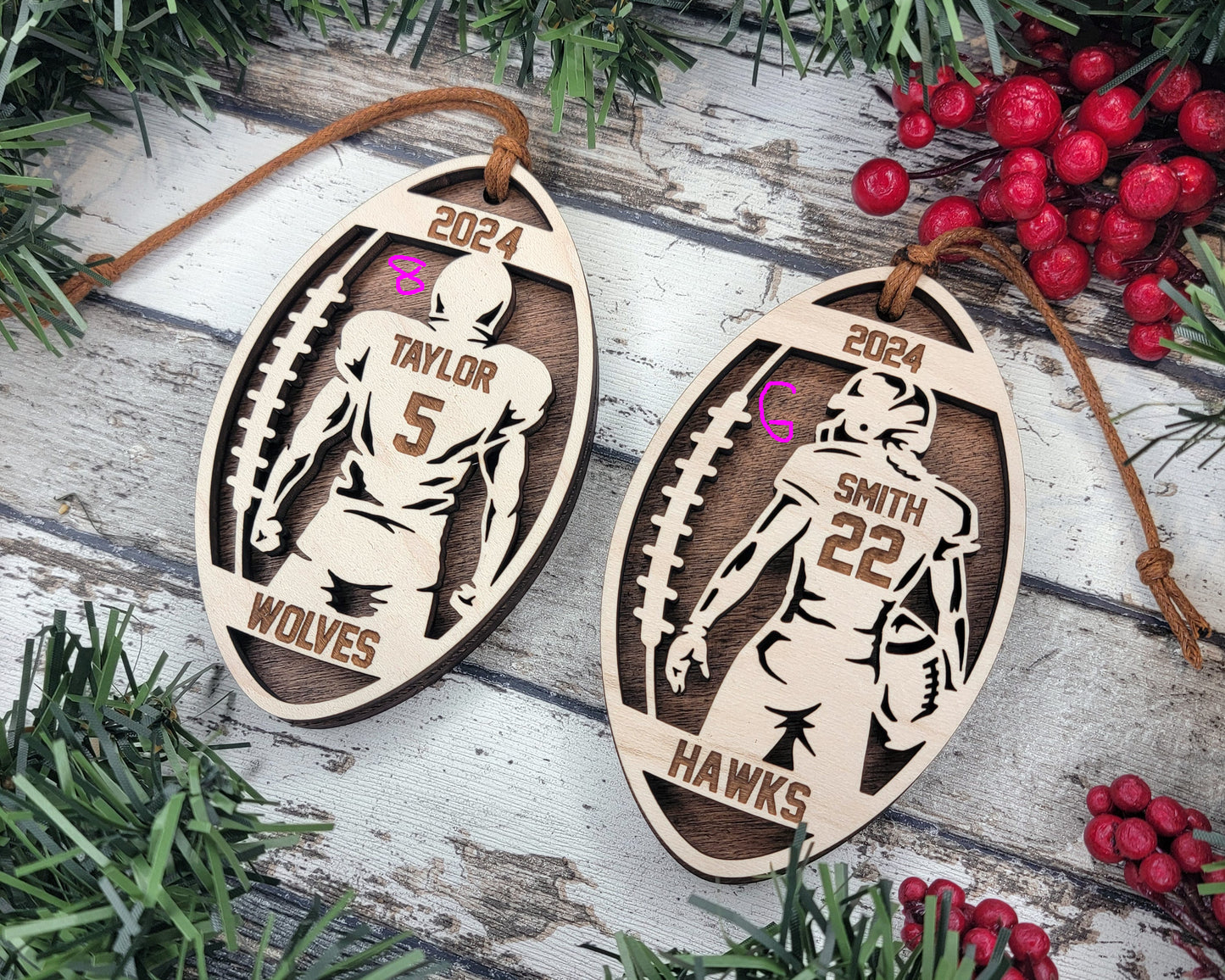 FOOTBALL ORNAMENT