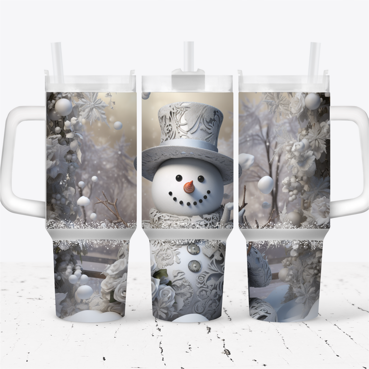 Snowman 40oz Tumblers